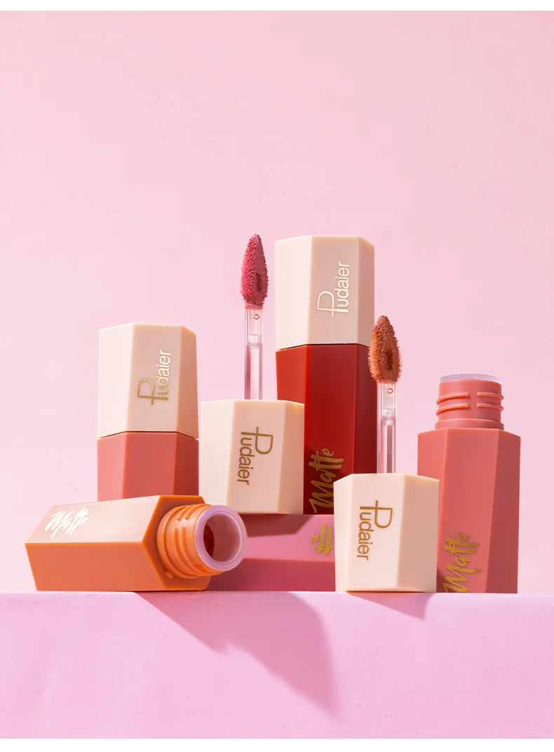 5 Colors Matte Waterproof Velvet Nude Lipstick